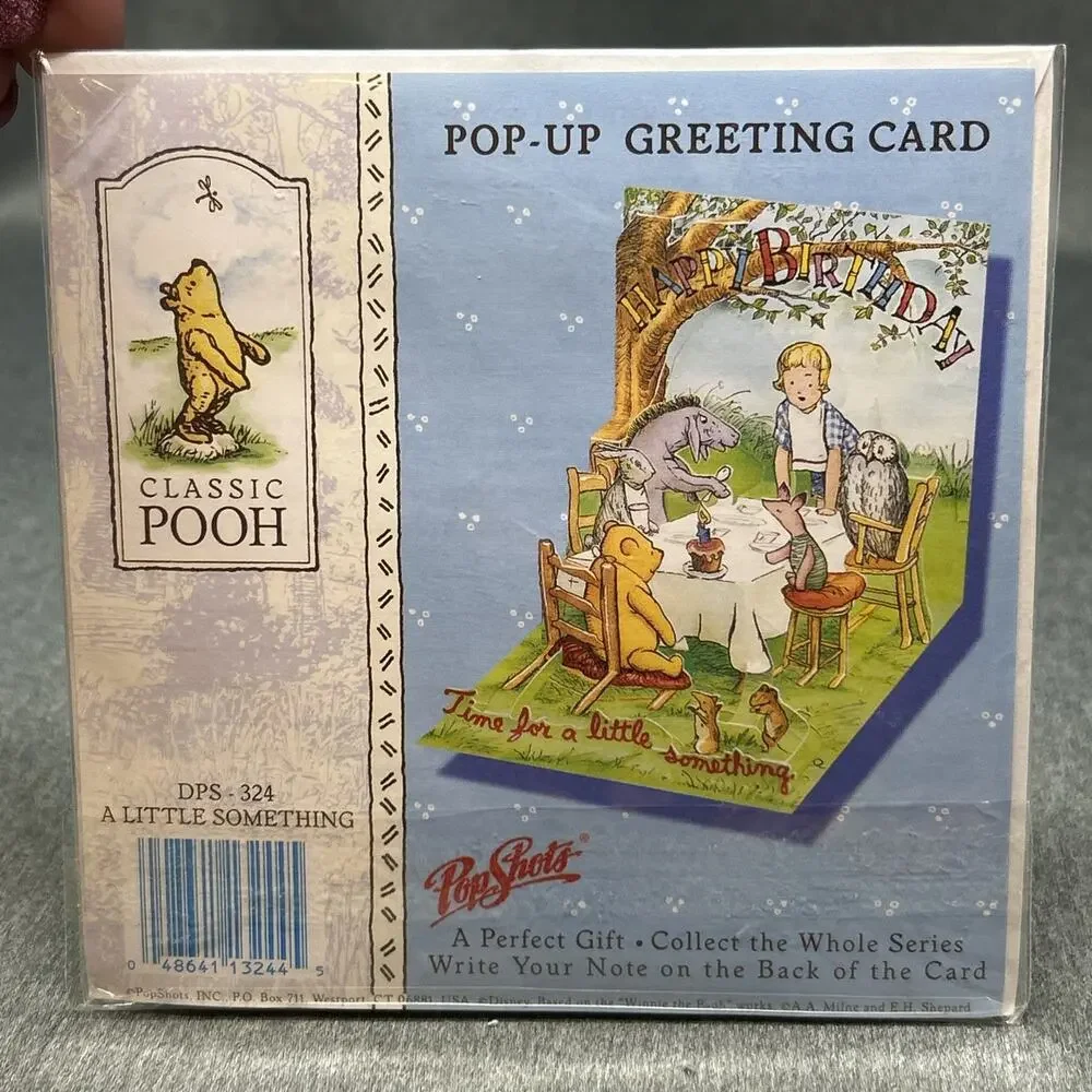 Pop Shots Pop-Up Greeting Cards Winnie The Pooh, Dps-324 A Little Something New